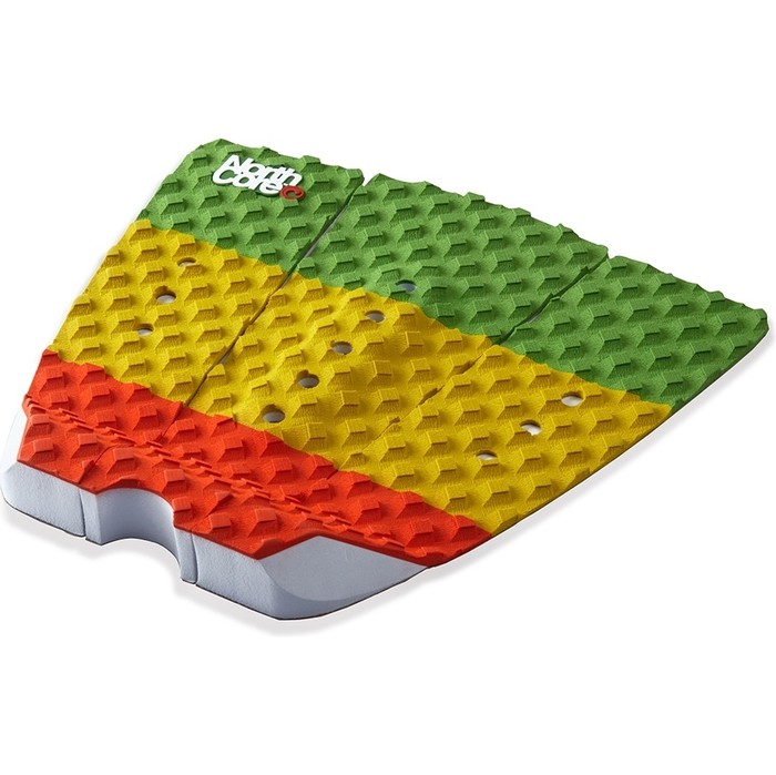 2021 Northcore Ultimate Grip Deck Pad The Rasta Red / Green / Yellow NOCO63G